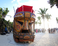 Mayan Warrior at Papaya Playa - Habitas - Tulum 2017