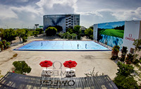 "Olympic swimming pool" by Omega at Miami Design District