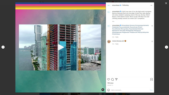Missoni Baia - OKO IG 210115 (MB IG) We're on the 37th floor now and climbing steadily towards our winter 2021 completio